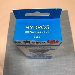 Schick HYDRO5 メンズ剃刀 本体+替え刃2コの画像