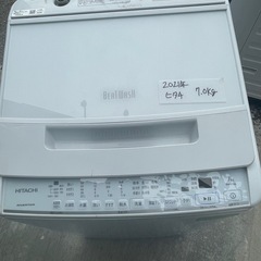 NO B641🌈福岡市内配送設置無料✨🌈全自動洗濯機 ビートウォッシュ ホワイト BW-V70G-W [洗濯7.0kg /簡易乾燥(送風機能) /上開き] 2021年の画像