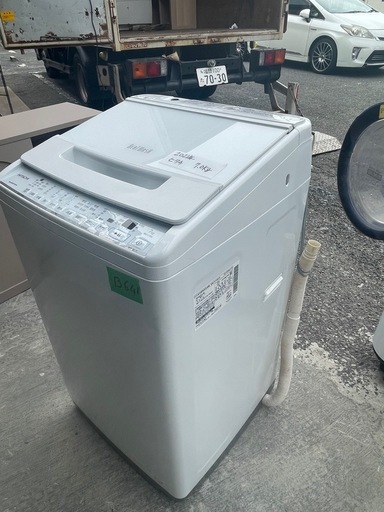 NO B641?福岡市内配送設置無料✨?全自動洗濯機 ビートウォッシュ ホワイト BW-V70G-W [洗濯7.0kg /簡易乾燥(送