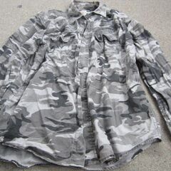 🍊迷彩シャツの画像