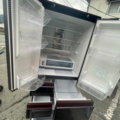 NO B644🌈福岡市内配送設置無料✨🌈SJ-GA50E-R 冷蔵庫 プラズマクラスター冷蔵庫 グラデーションレッド [502L /6ドア /観音開きタイプ]  2019ねn2019年の画像