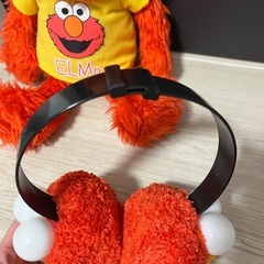 エルモ　ぬいぐるみ　イヤーマフ　耳当ての画像