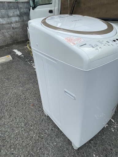 NO B648?福岡市内配送設置無料✨?AW-8V8-W 縦型洗濯乾燥機 ZABOON（ザブーン） グランホワイト [洗濯8.0kg 