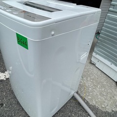 NO B646🌈福岡市内配送設置無料✨🌈全自動洗濯機 Sシリーズ ホワイト AQW-S60J-W [洗濯6.0kg /乾燥機能無 /上開き] 2021ねん年の画像