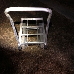 シンセイ アルミハウスカー 10インチ デカタイヤ TC4525 園芸台車 収穫台車の画像