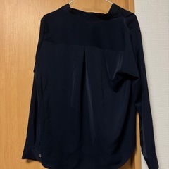 シャツ　Lサイズ　ネイビー　中古の画像
