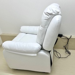 電動ラウンジチェア SHIFFON Jr （シフォンジュニア）（ホワイト）の画像