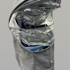 雨カバーと中に日差しよけセットの画像