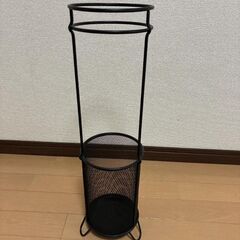 ニトリ NITORI 傘立て メカサ ブラックの画像