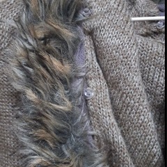 フード付ポンチョ・中古美品の画像