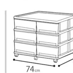 押し入れ収納ケースの画像