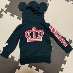 ベビードール ミッキー バックロゴ パーカーの画像