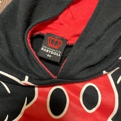 ベビードール ミッキー バックロゴ パーカーの画像