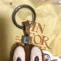 ラブブ アルファベットペンダント イニシャルぬいぐるみ2点セットの画像