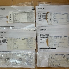 デノン・ホームシアター5.1chスピーカー33SGシリーズ単品×6本のセットの画像