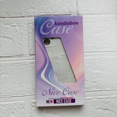 kondio bon iPhone 12 mini シリコンケース ホワイトの画像