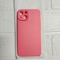 iPhone 13 用 ケース ガラスフィルム付属 指紋防止 レンズ保護 ピンクの画像