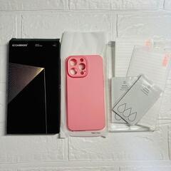iPhone 13Pro用 ケース ガラスフィルム付属 指紋防止 レンズ保護の画像