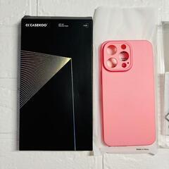 iPhone 13Pro用 ケース ガラスフィルム付属 指紋防止 レンズ保護の画像