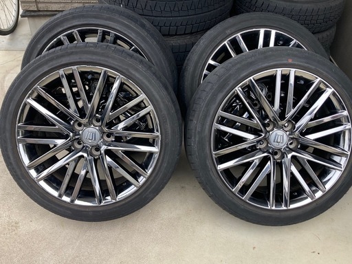 210系クラウンアスリート18インチメッキホイール