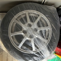 LA300Sミライース後期　14インチ純正アルミホイール＆純正夏タイヤ　最後まで読んで下さいの画像