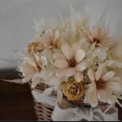 プチフラワー　クリスマス　お正月　リース　スワッグ　しめ縄　ドライフラワーの画像