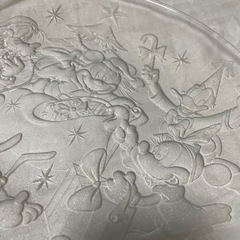 ミッキーマウス　ガラス　大皿の画像