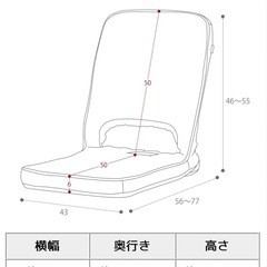 折り畳みフロアチェア polako (ポラコ)
の画像