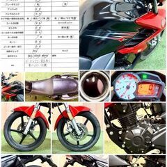 【動画あり】★ヤマハ フェザー125★2658km 実動 原付二種 PCJM0型 FI インジェクション 空冷 4サイクル CB CBF YBR ネイキッド 松本市の画像