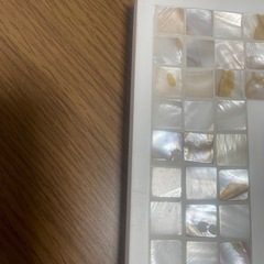 貝殻装飾　ウォールミラーの画像