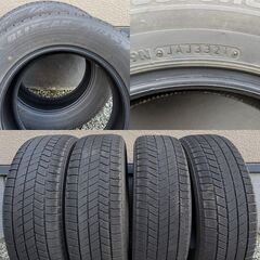 ブリジストン BLIZZAK VRX3 195/65R15 2021年 4本セット スタッドレスタイヤ プリウス・ヴォクシー・セレナなどの画像