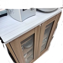 DCM　キャビネット　食器棚の画像