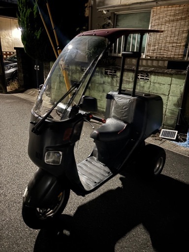 ジャイロキャノピー❗️ 2スト❗️ 前後タイヤバリ山❗️ シート破れ無し❗️