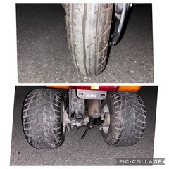 ジャイロキャノピー❗️ 2スト❗️ 前後タイヤバリ山❗️ シート破れ無し❗️の画像