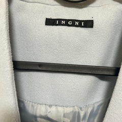 INGNI上品ライトブルーコート　の画像