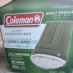 コールマン寝袋の画像