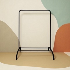 シンプル　ハンガーラック　高さ150cm 幅110の画像