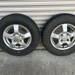 24年製 145R12 6PR スタッドレス 軽トラ 軽バン ダンロップ SV01 145/80R12 の画像