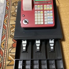 カシオ　電子レジスターTE-300 専用ロールつきの画像