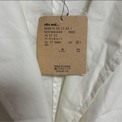 ニコアンド　トレンチコートの画像