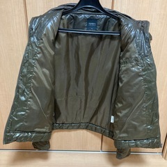 PERSON'S JEANS オリーブグリーンダウンジャケット Lの画像