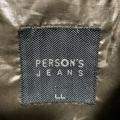 PERSON'S JEANS オリーブグリーンダウンジャケット Lの画像