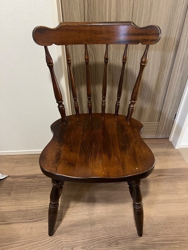 値下げしました！飛騨産業 ダイニングチェア ダークブラウン アンティーク