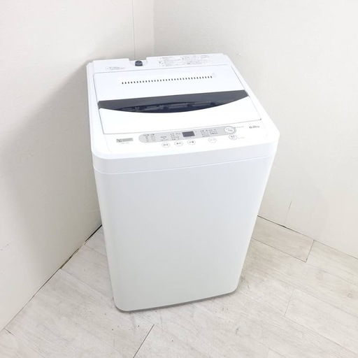 お譲り先確定しました！★11/20まで★中古品★全自動洗濯機 ヤマダ電機 6kg 2020年製 YWM-T60H1 ホワイト