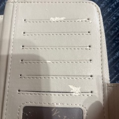 キラキラ長財布劣化ありありの画像
