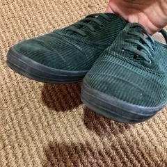 ユナイテッドアローズ　コーデュロイ　スニーカー　24.5cmの画像