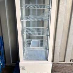 JCM  4面ガラス冷蔵ショーケース 片面扉 2℃～12℃ 92L JCMS-98 冷蔵庫 ジェーシーエムの画像