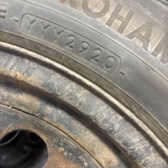 155/65R13 スタッドレス付きホイール　100 4穴　の画像