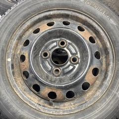 155/65R13 スタッドレス付きホイール　100 4穴　の画像