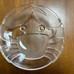 蟹と魚のペアガラス小鉢セットの画像